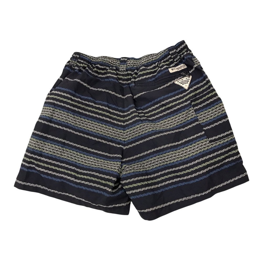 Columbia Men's PFG Performance Fishing Gear Swim Trunks Navy Blue Size Medium